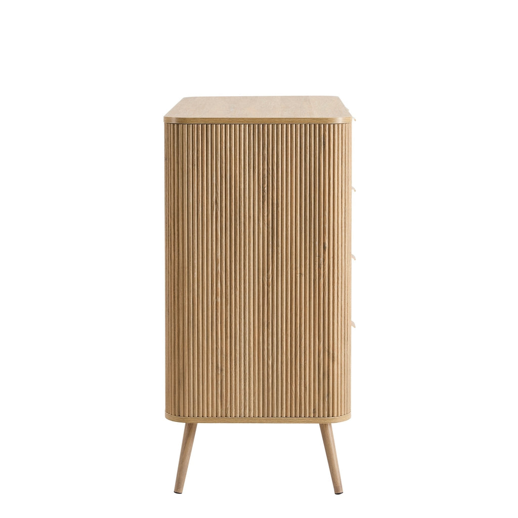 Hattie 5 Drawer Chest - Light Wood