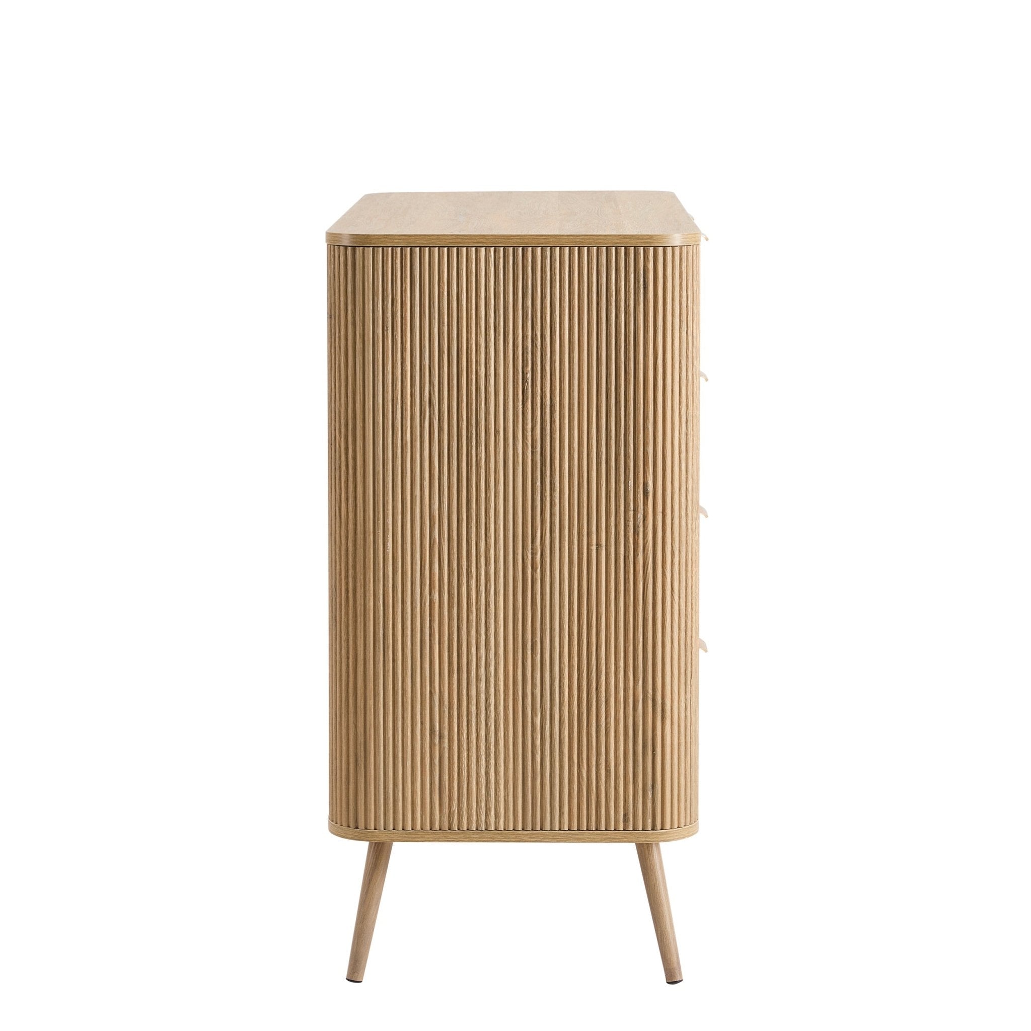 Hattie 5 Drawer Chest - Light Wood
