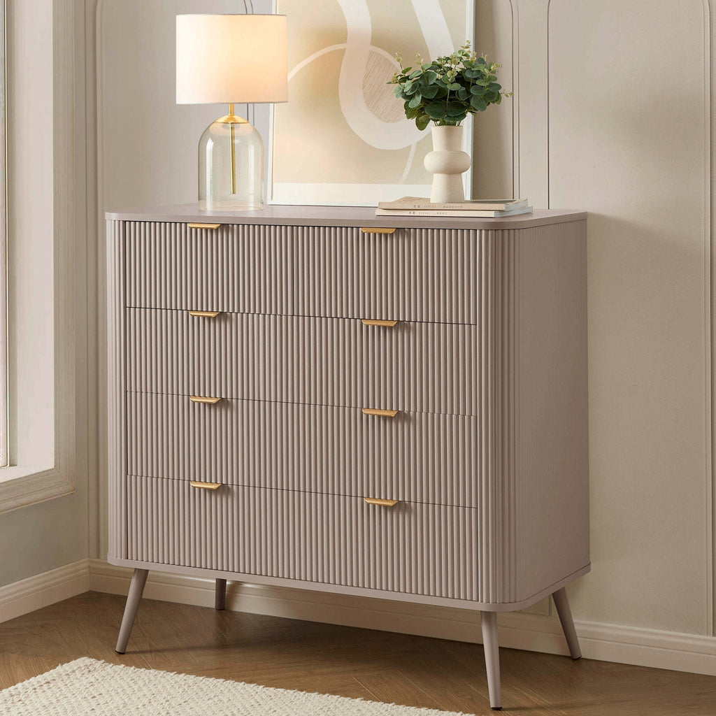 Hattie 5 Drawer Chest - Taupe