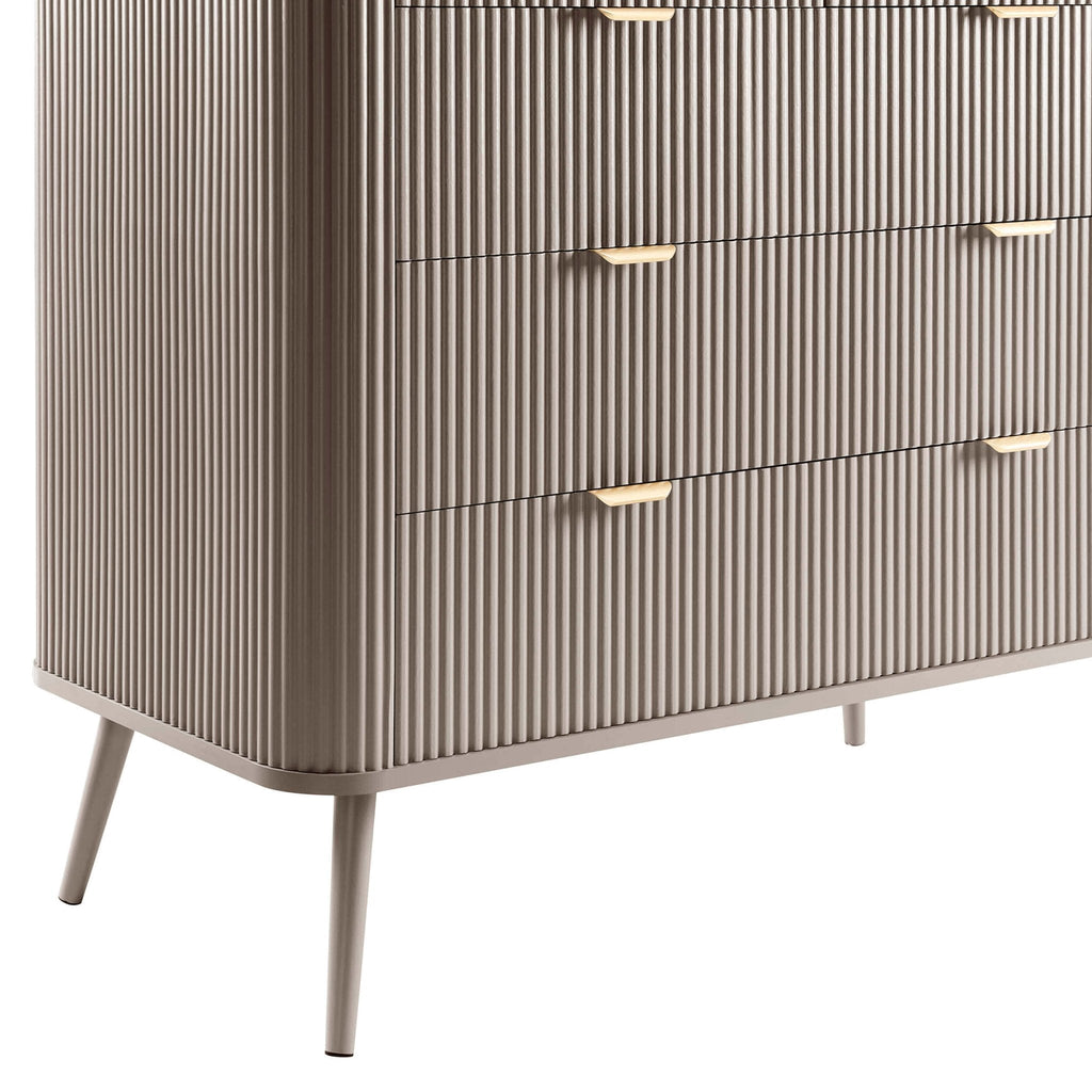 Hattie 5 Drawer Chest - Taupe