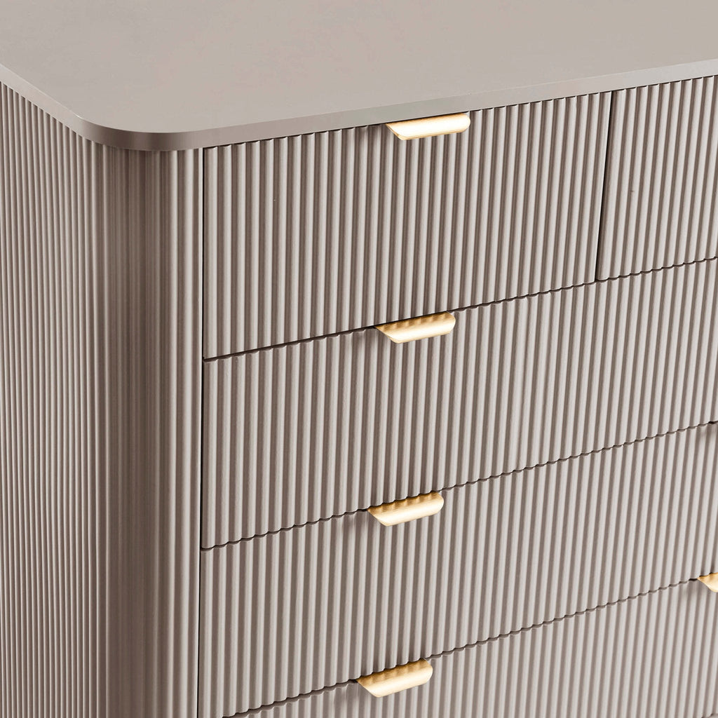 Hattie 5 Drawer Chest - Taupe