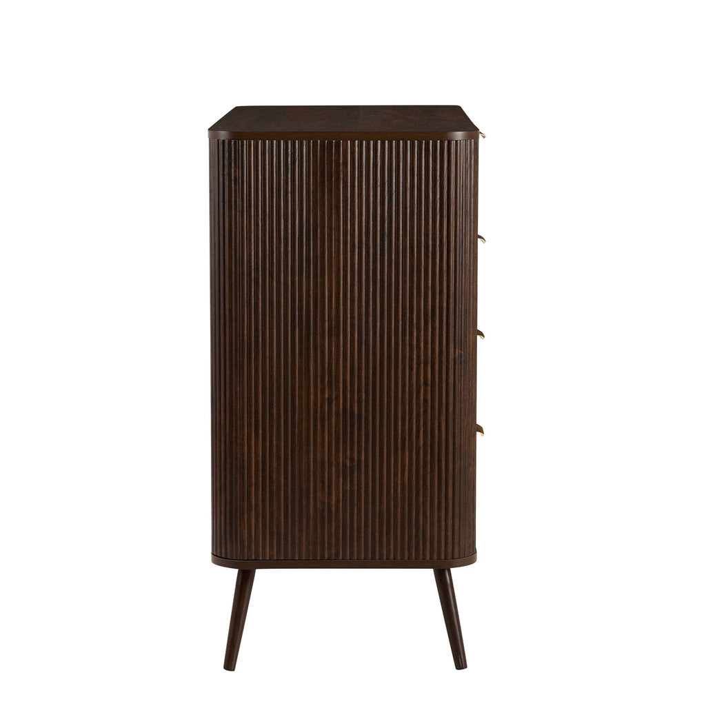 Hattie 5 Drawer Chest - Walnut