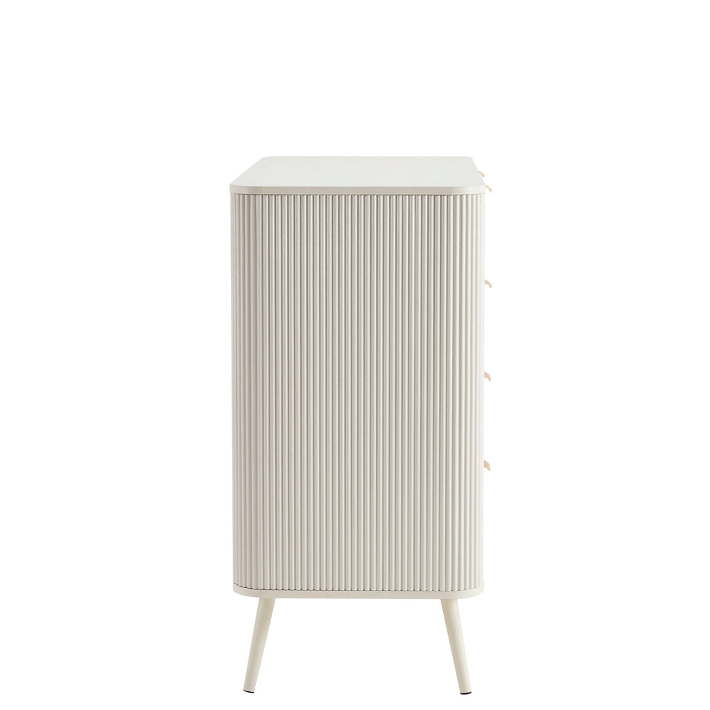 Hattie 5 Drawer Chest - Warm White