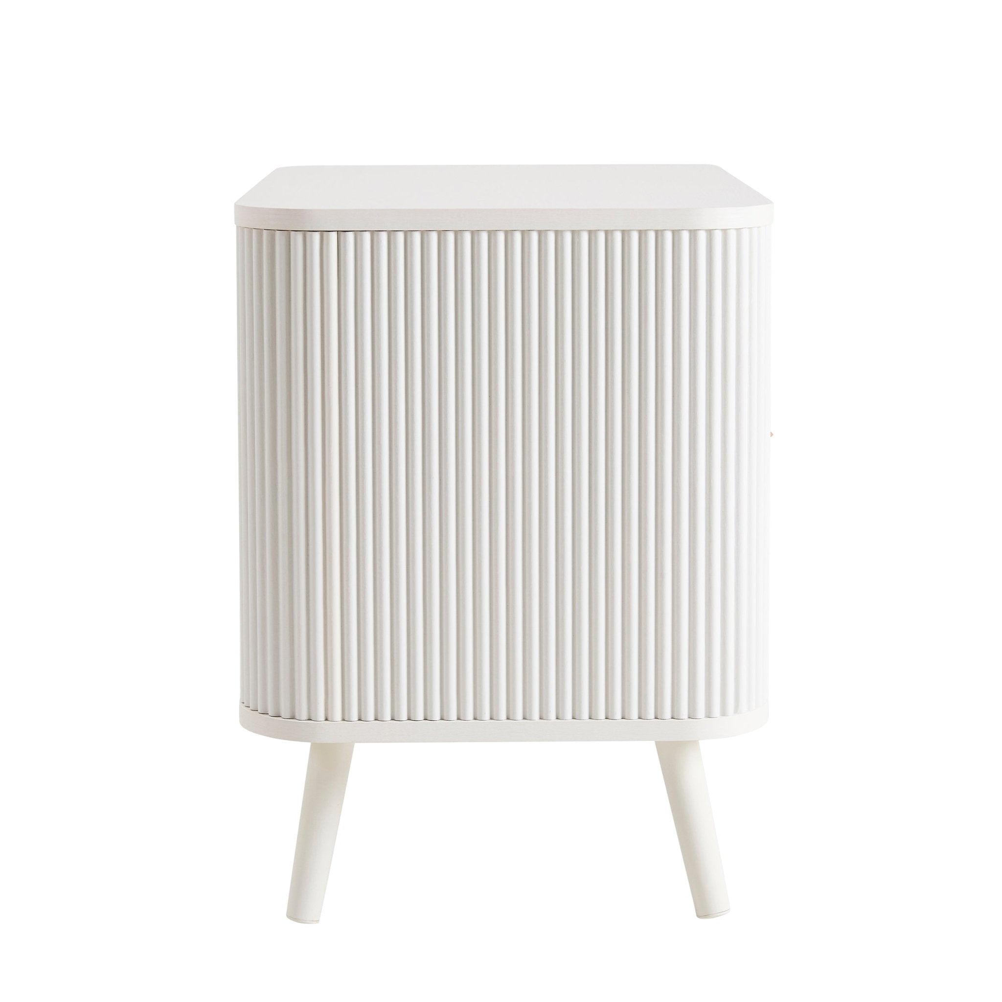 Hattie 2 Drawer Bedside Table - Warm White