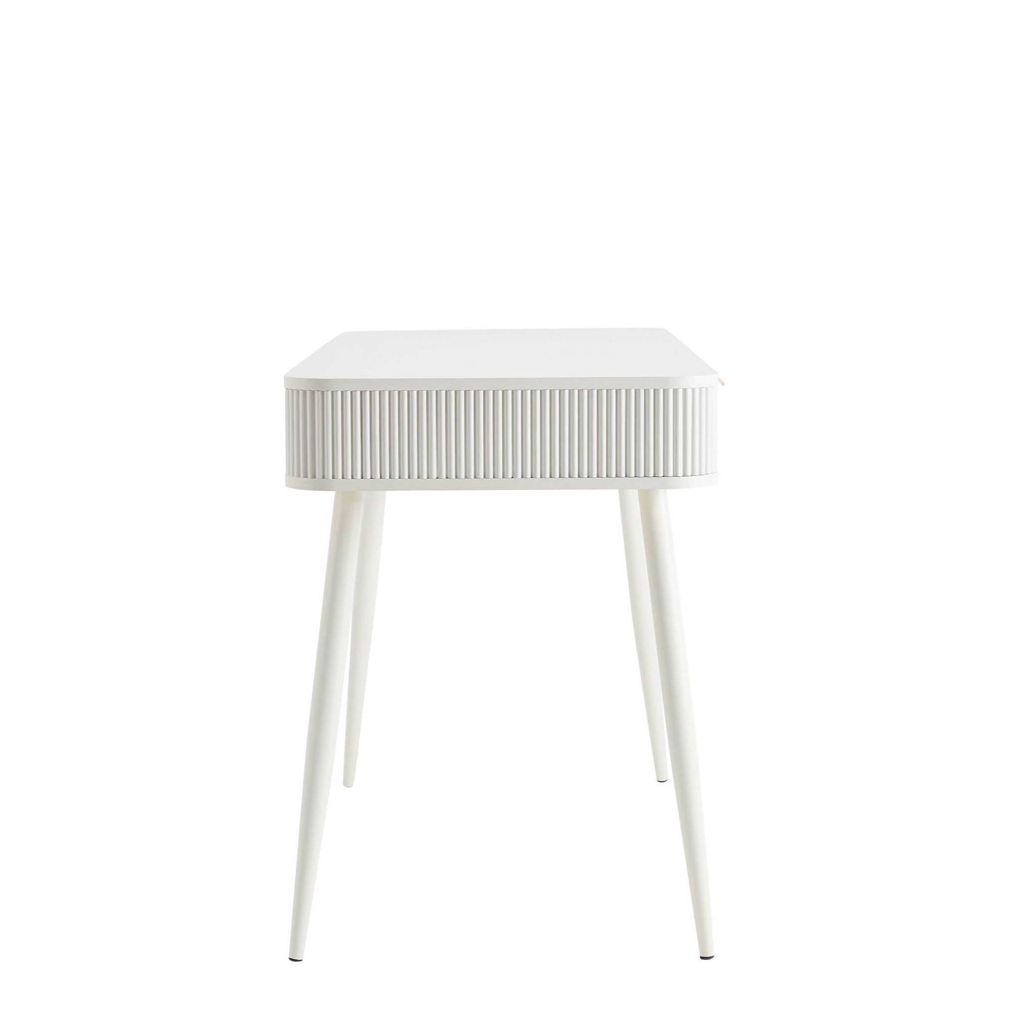 Hattie Storage Dressing Table Console - Warm White