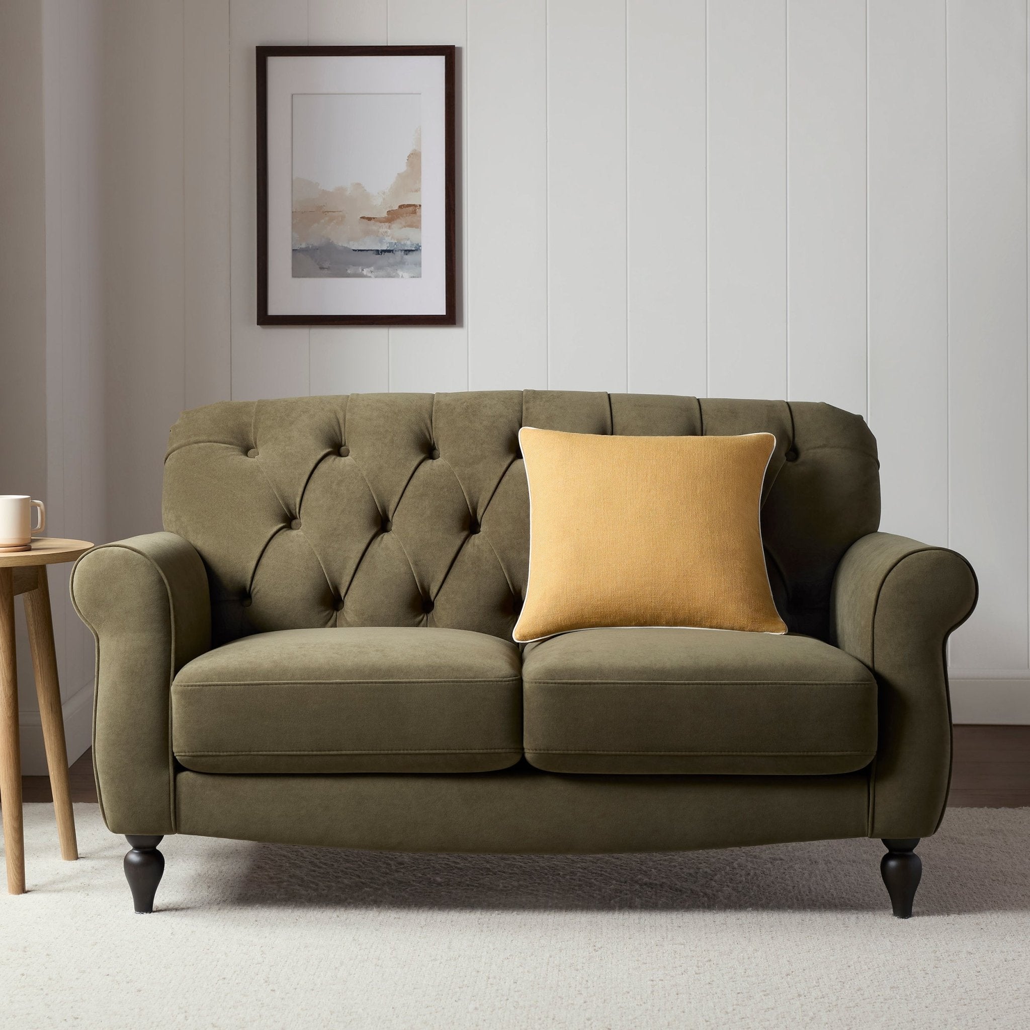 Hebden 2 Seater Sofa - Olive Green