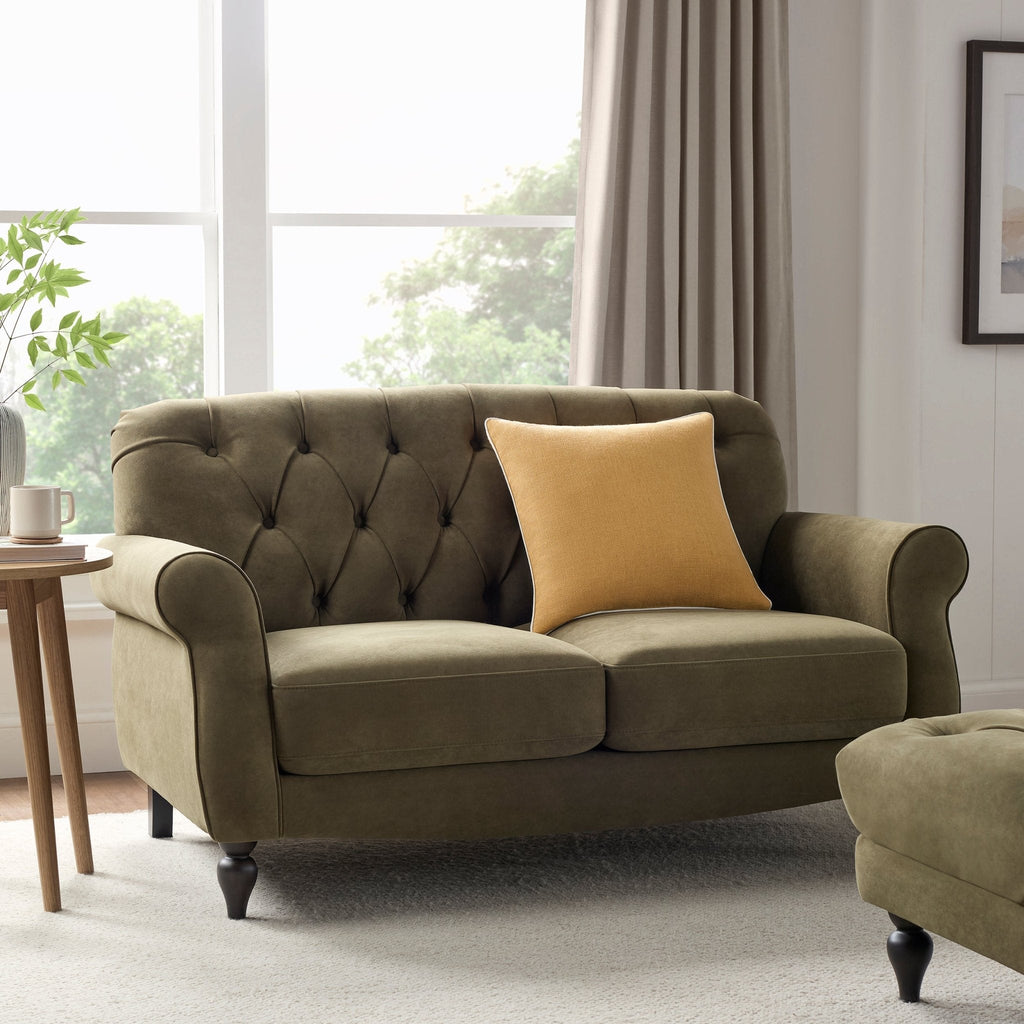 Hebden 2 Seater Sofa - Olive Green