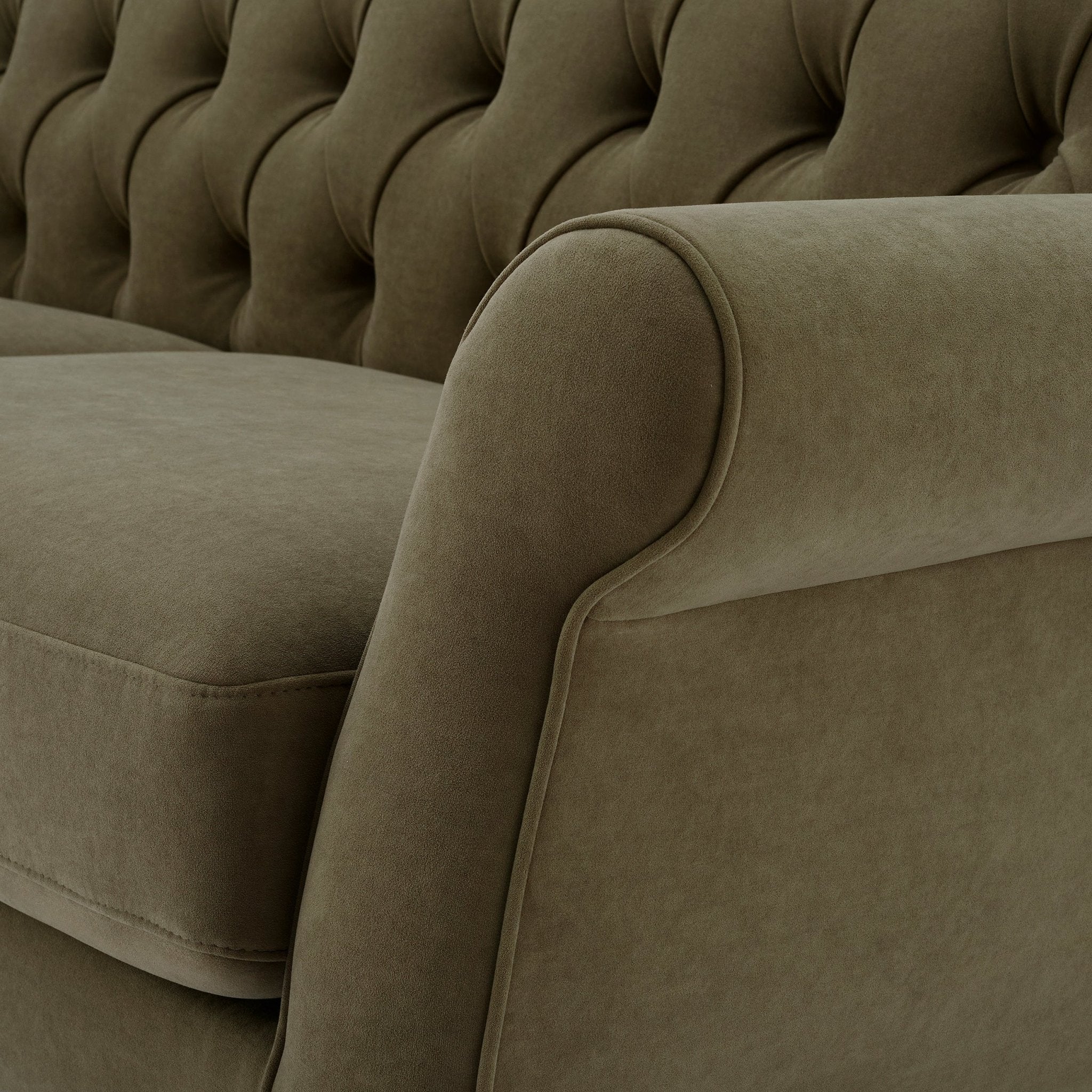 Hebden 3 Seater Sofa - Olive Green