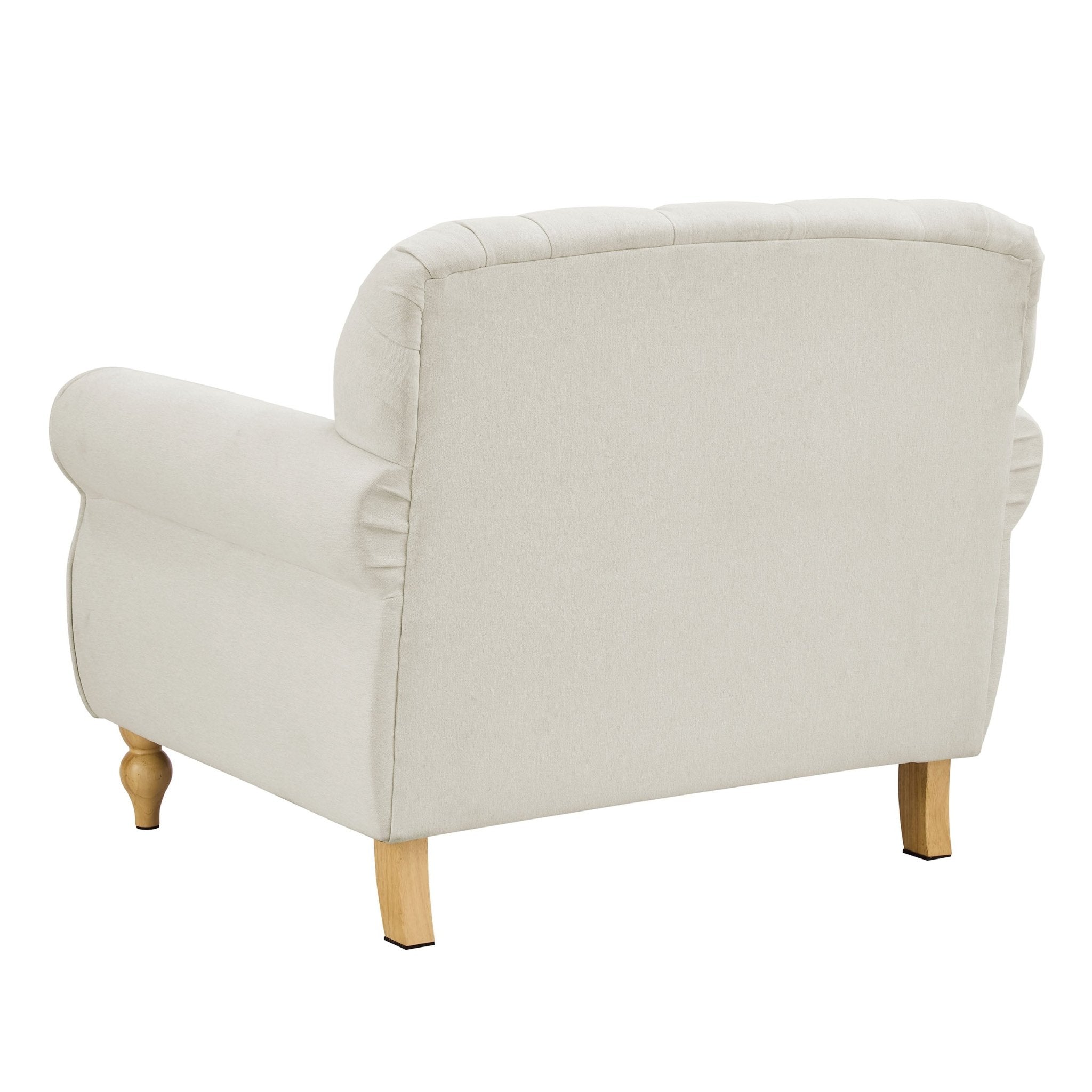 Hebden Armchair - Cream Linen