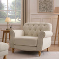 Hebden Armchair - Cream Linen