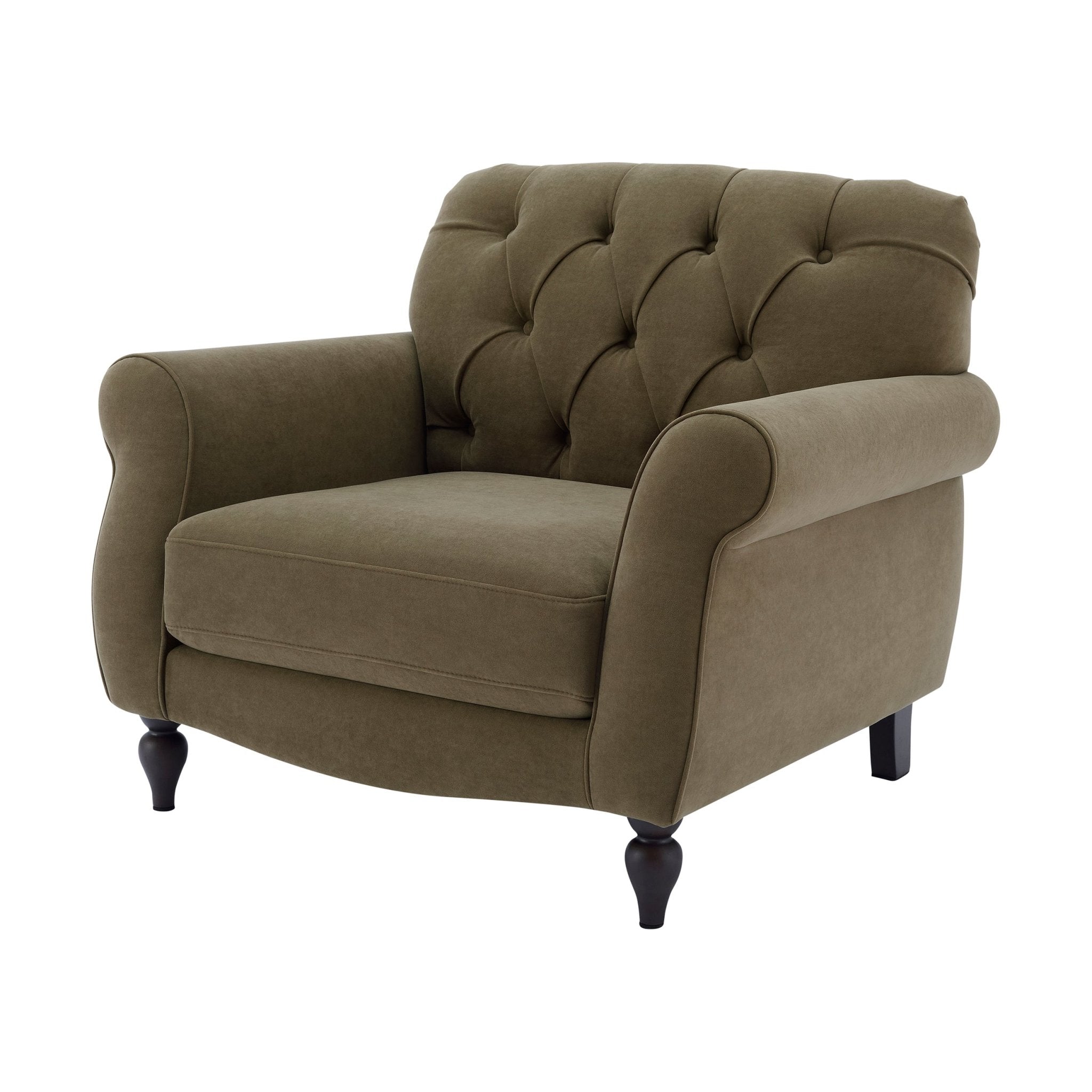 Hebden Armchair - Olive Green