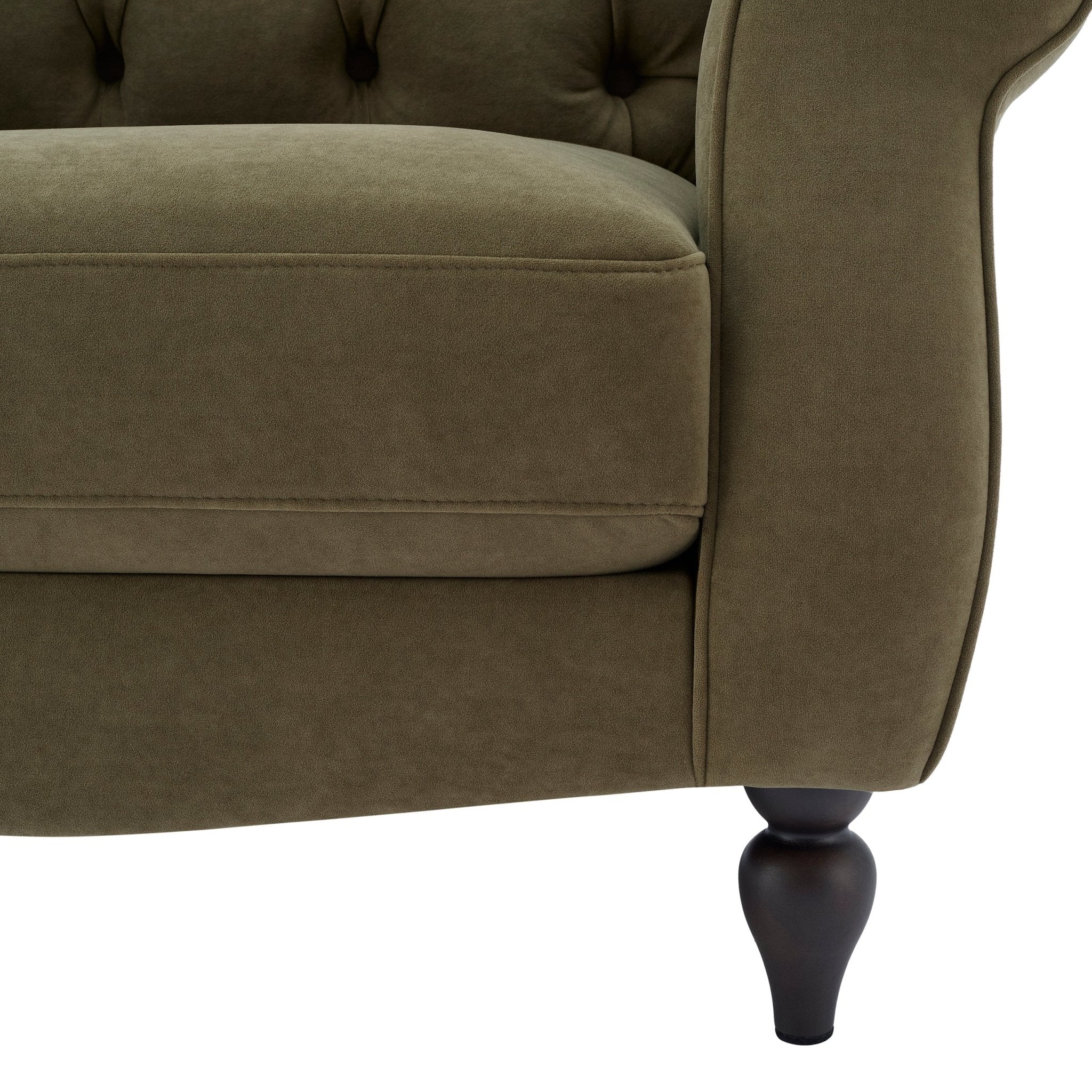Hebden Armchair - Olive Green