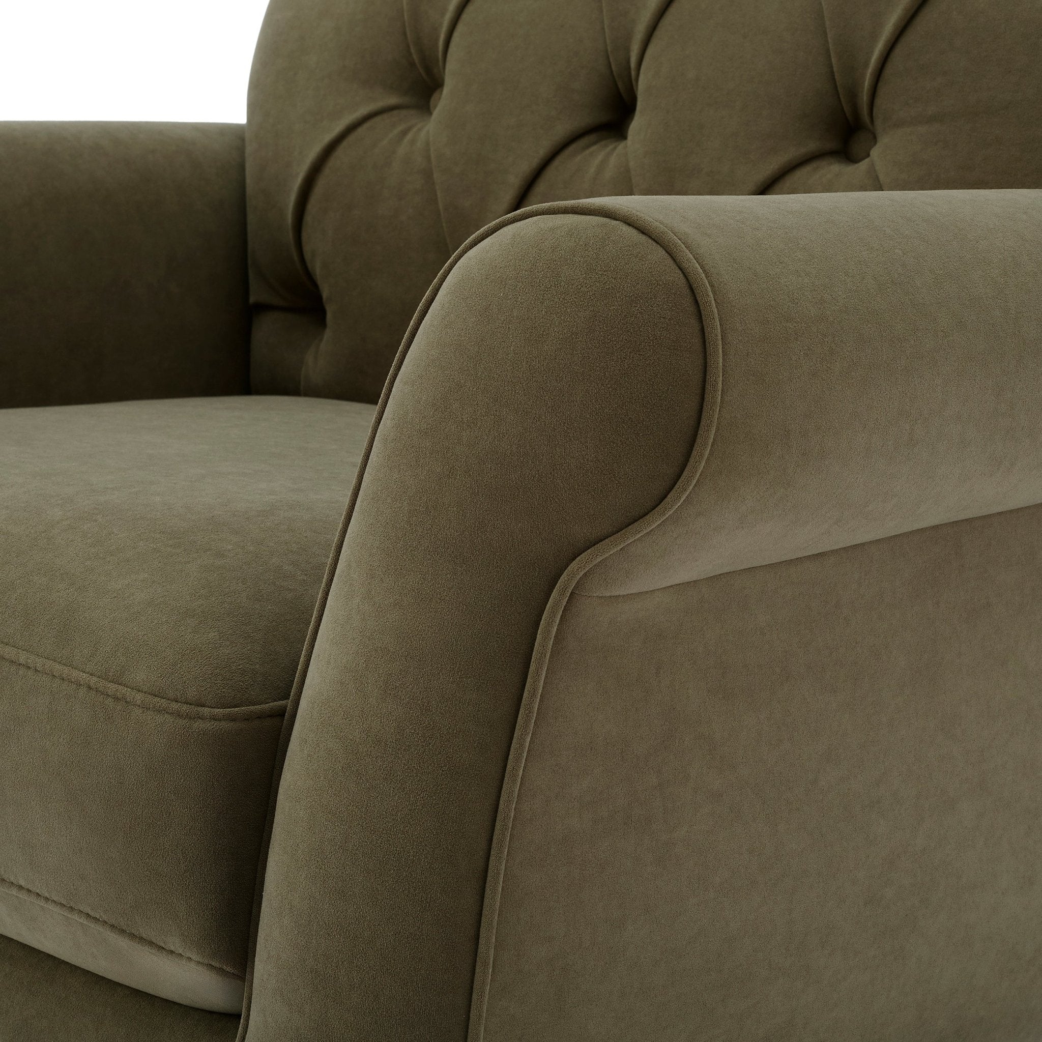 Hebden Armchair - Olive Green