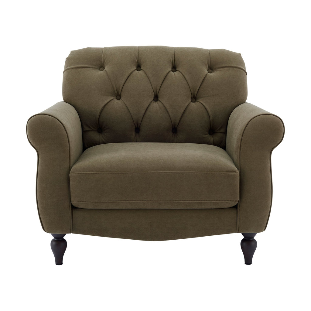Hebden Armchair - Olive Green