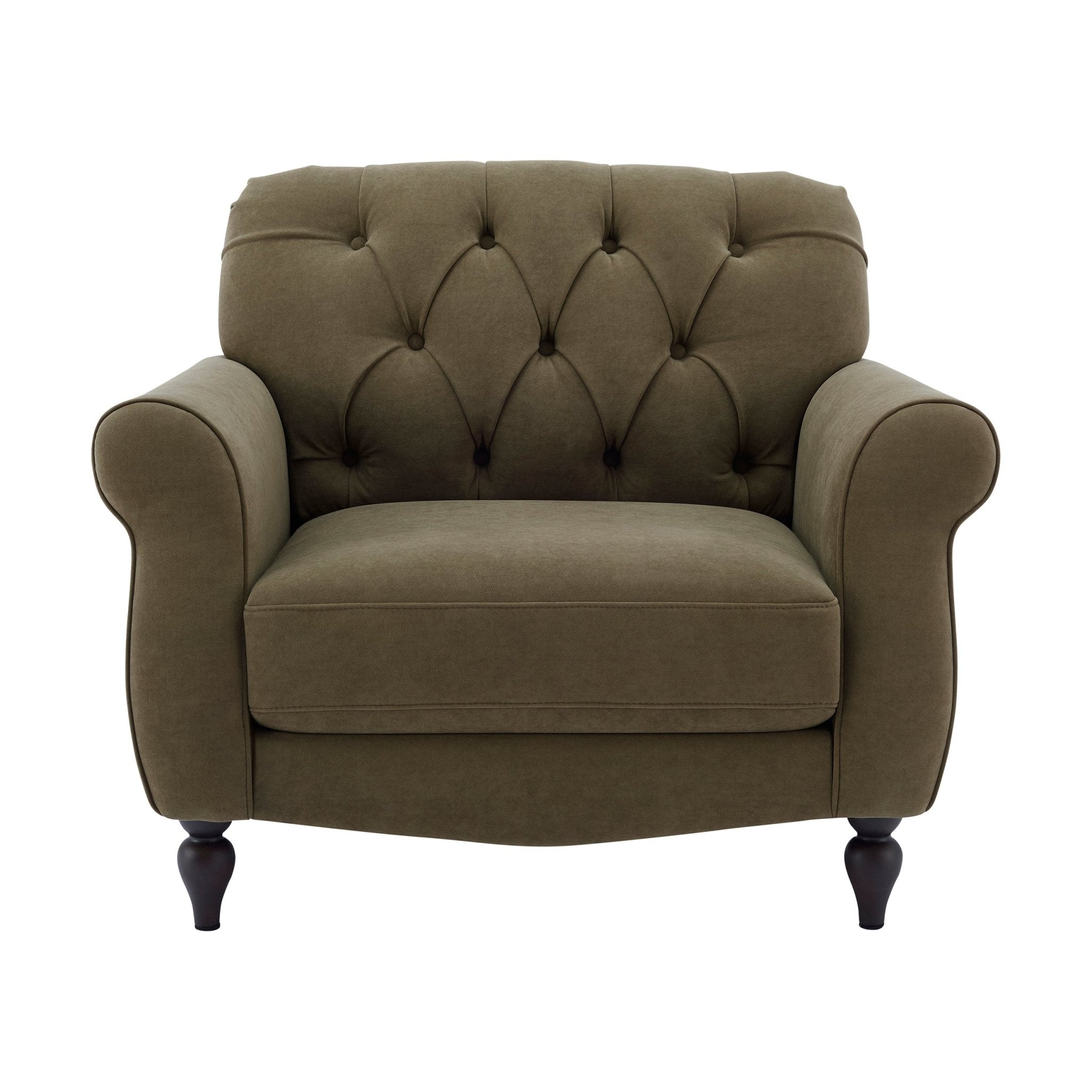 Hebden Armchair - Olive Green
