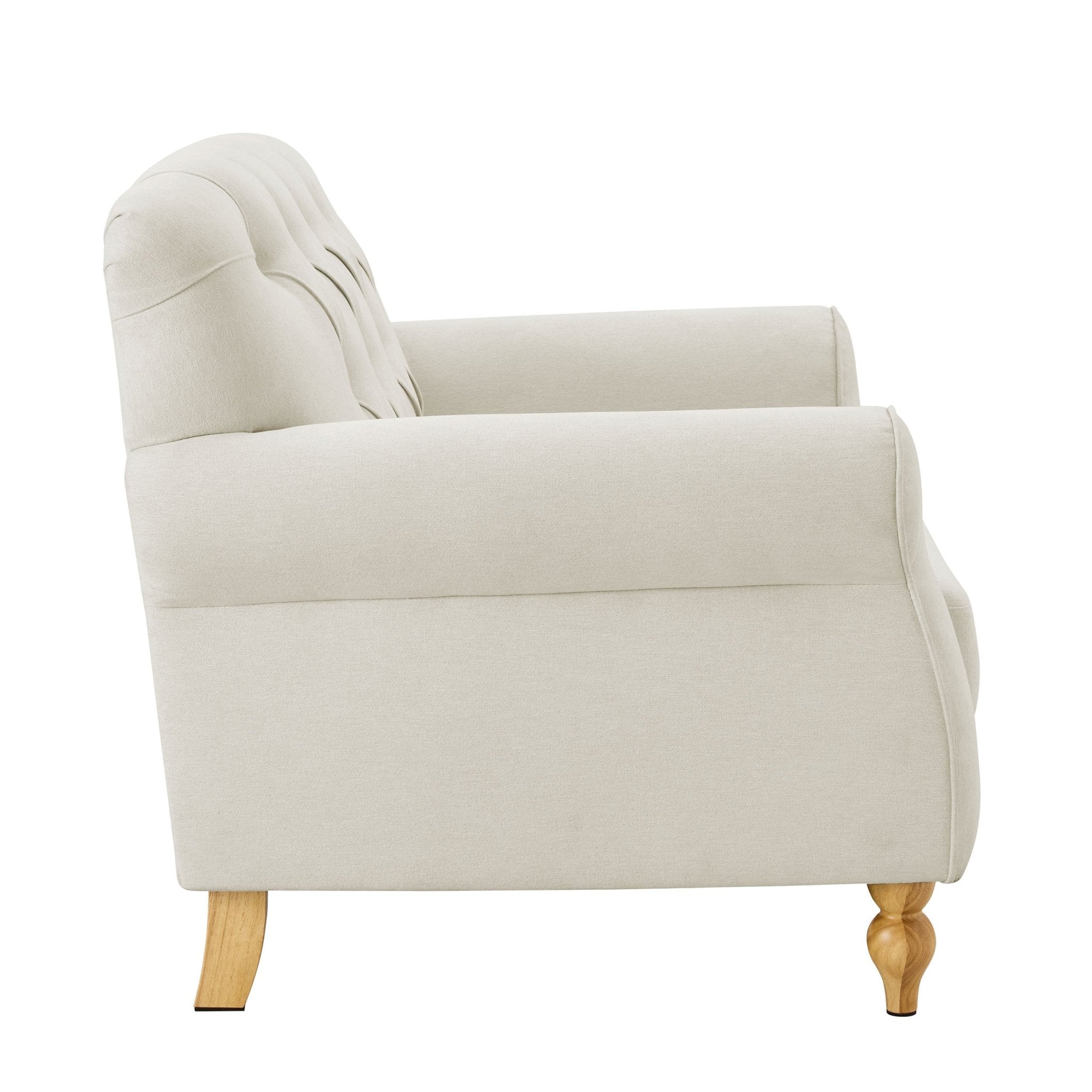 Hebden Loveseat - Cream Linen