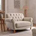 Hebden Loveseat - Cream Linen