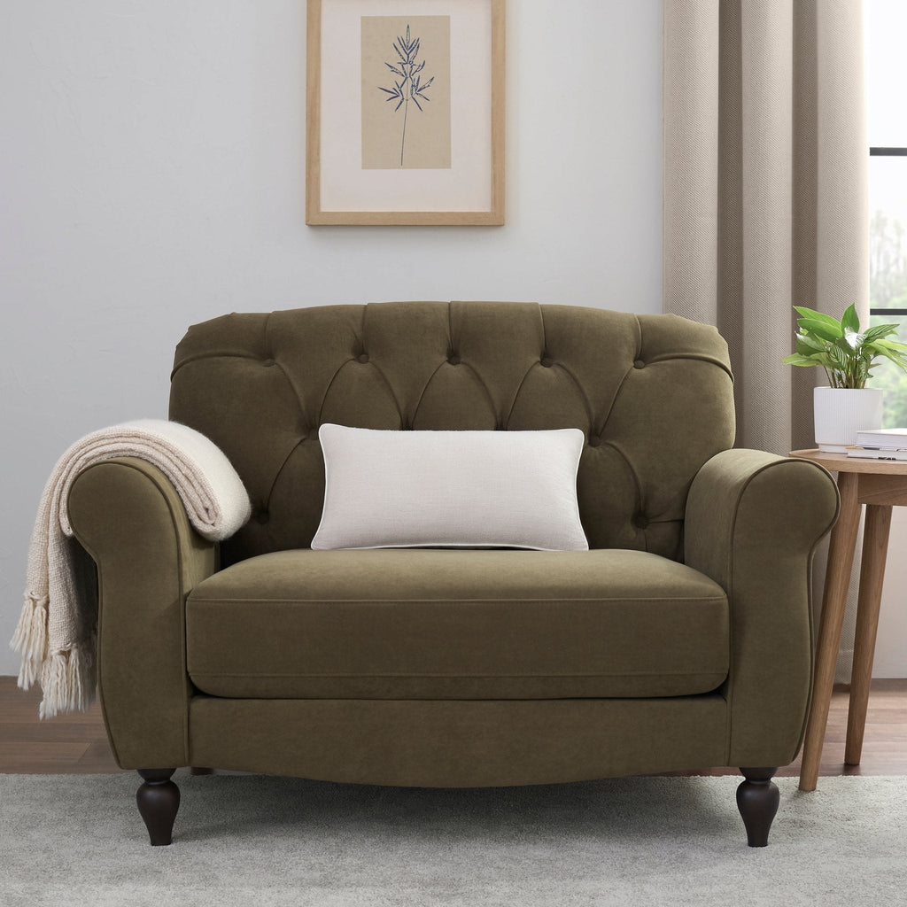 Hebden Loveseat - Olive Green