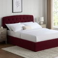 Hebden Ottoman Storage Bed - Berry