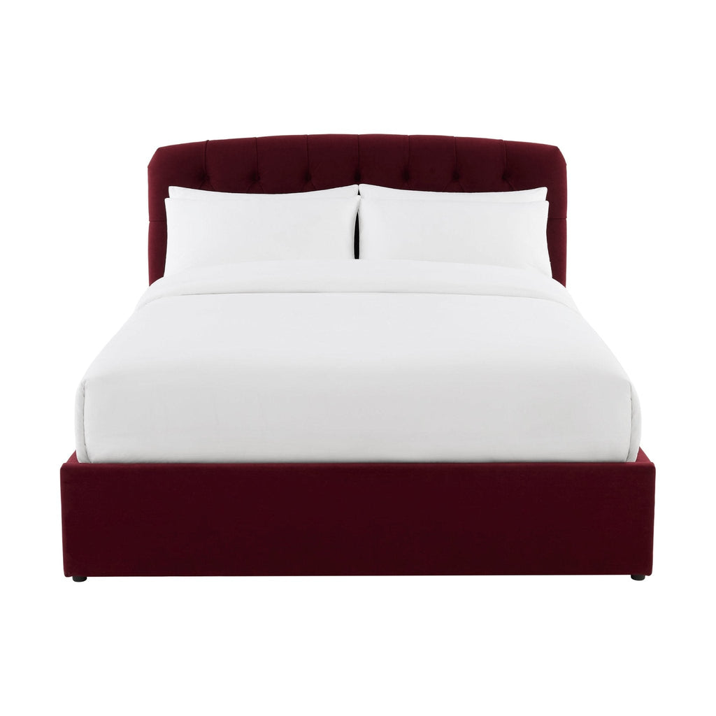 Hebden Ottoman Storage Bed - Berry