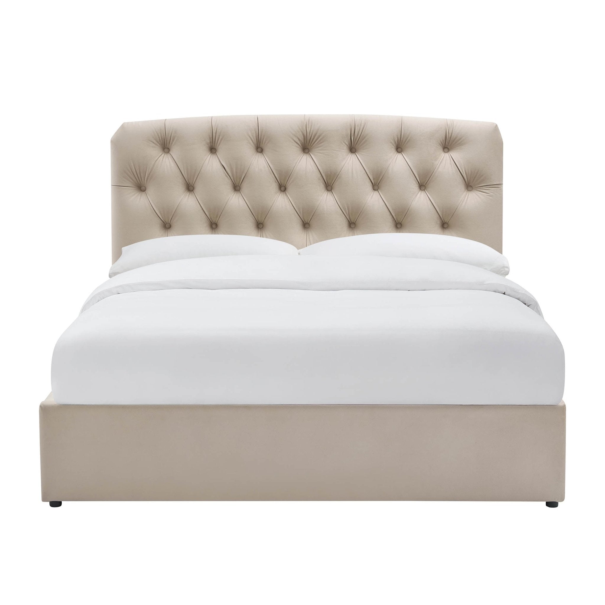 Hebden Ottoman Storage Bed - Light Taupe