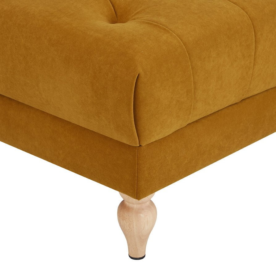 Hebden Pouffe - Mustard