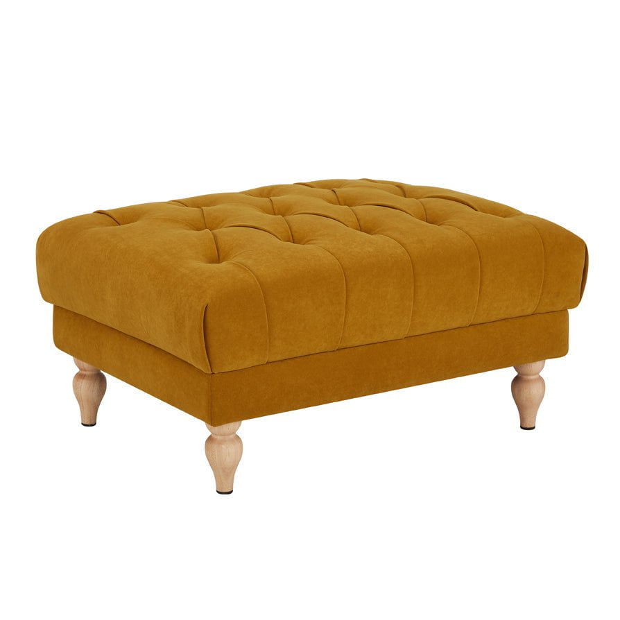 Hebden Pouffe - Mustard