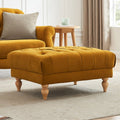 Hebden Pouffe - Mustard