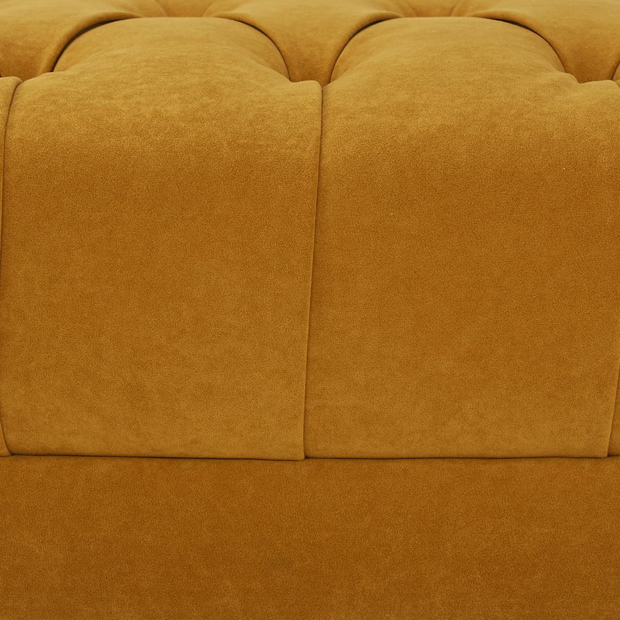 Hebden Pouffe - Mustard