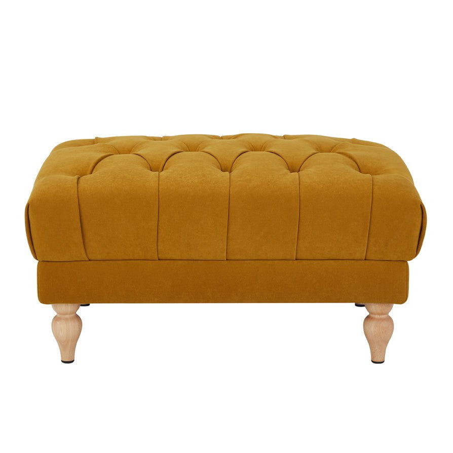 Hebden Pouffe - Mustard