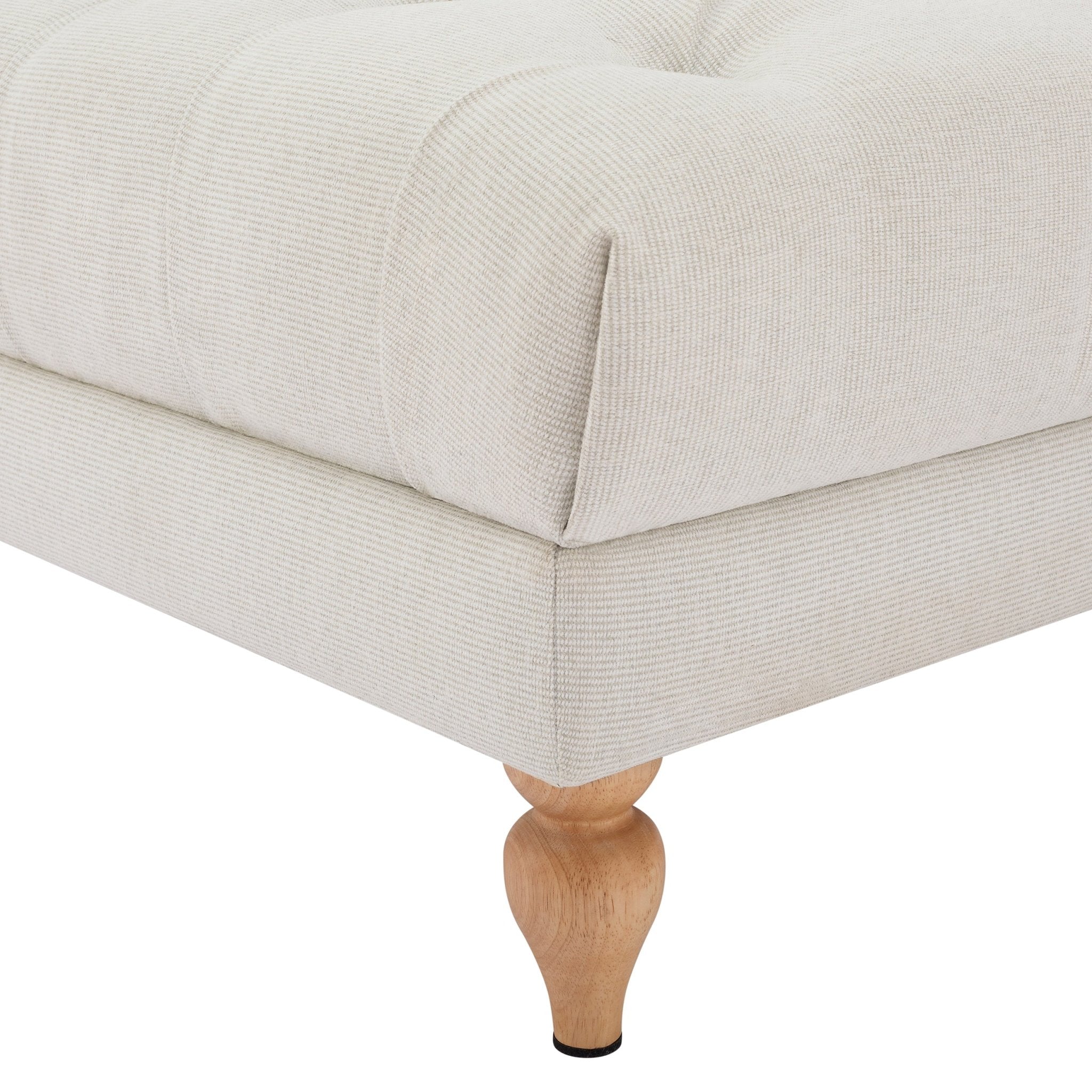 Hebden Pouffe - Natural Stripe