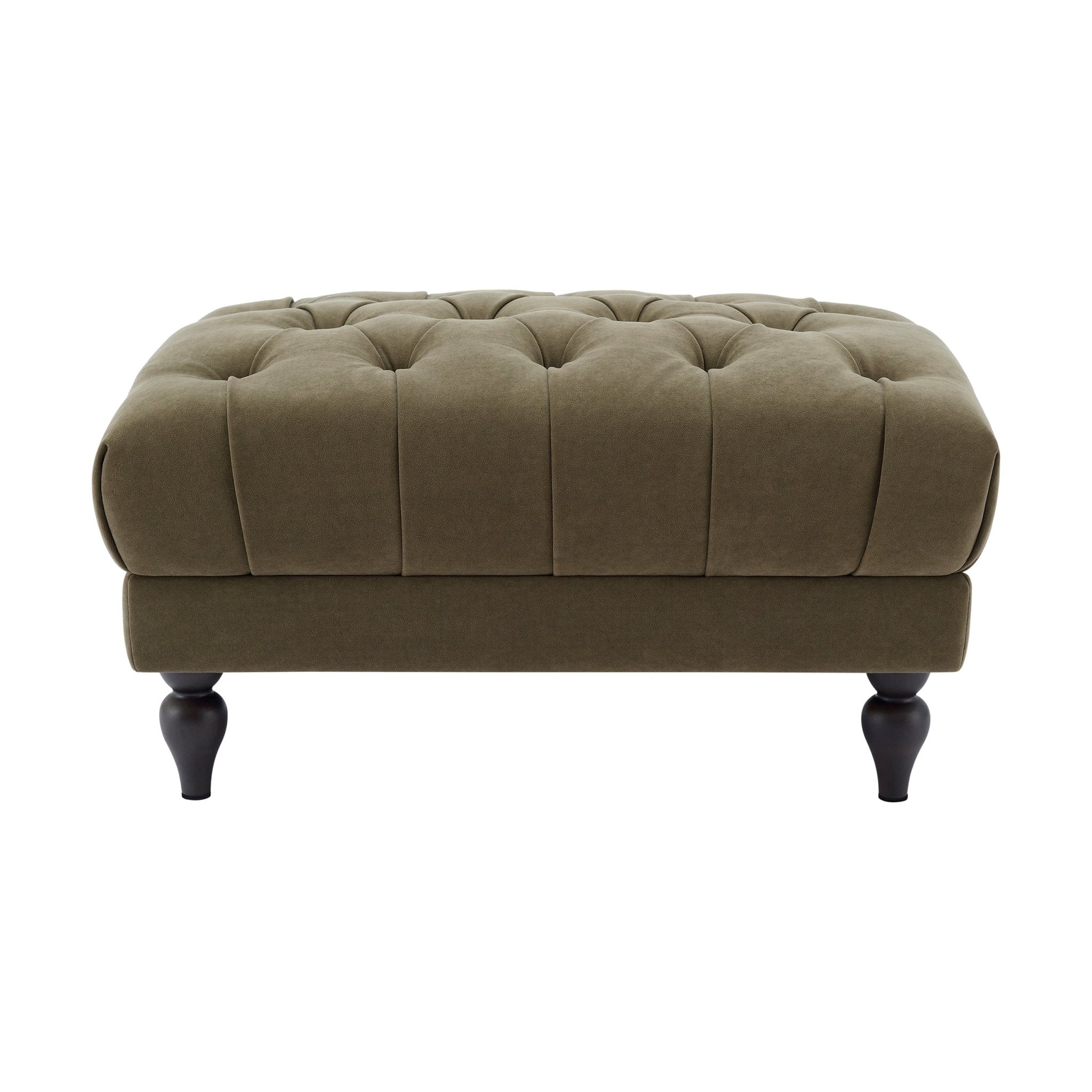 Hebden Pouffe - Olive Green