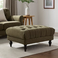 Hebden Pouffe - Olive Green
