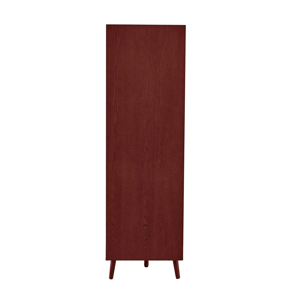 Heidi Oak 2 Door Wardrobe - Cherry Wood