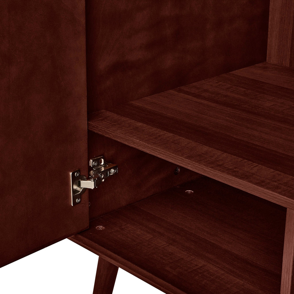 Heidi Oak 2 Door Wardrobe - Cherry Wood