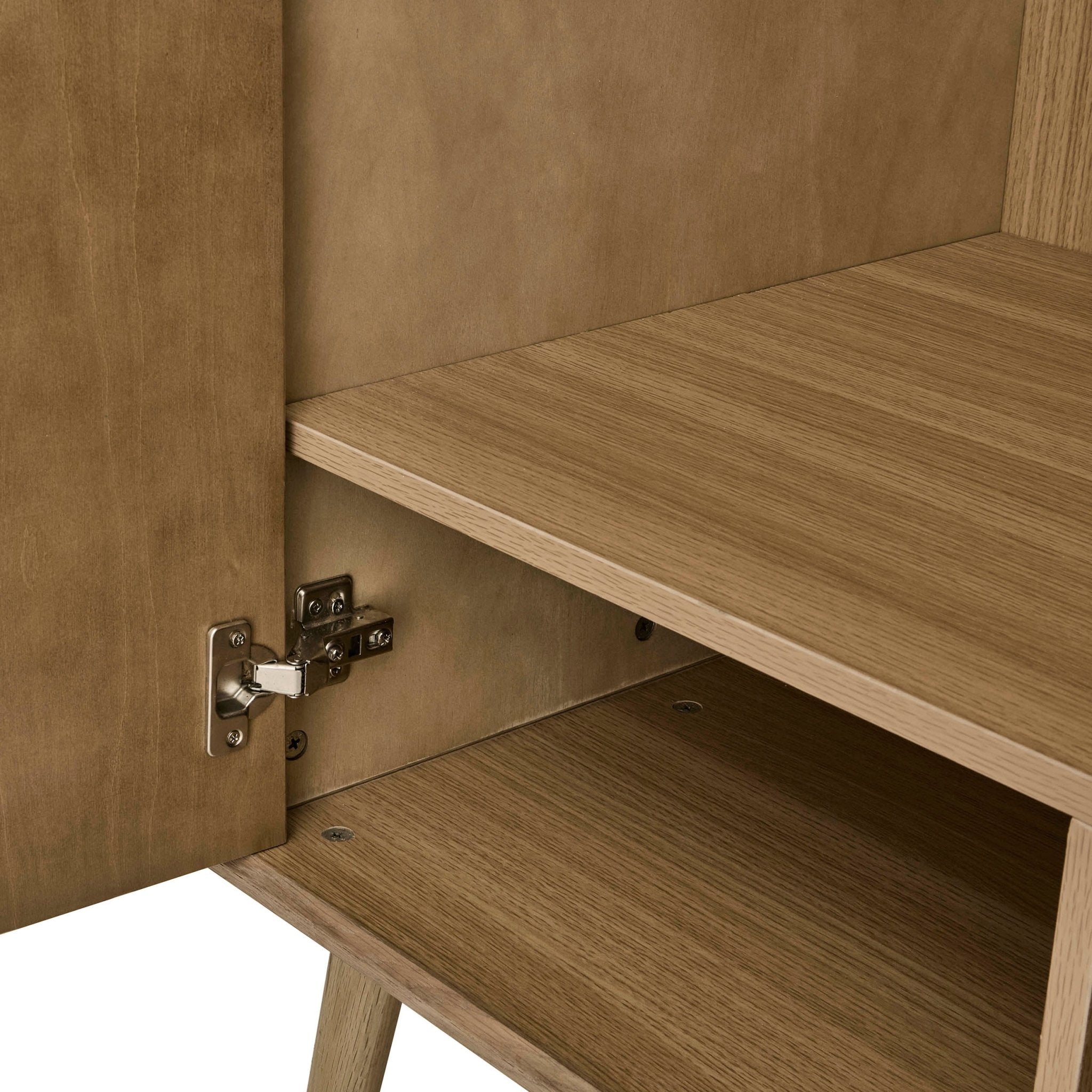 Heidi Oak 2 Door Wardrobe - Light Wood