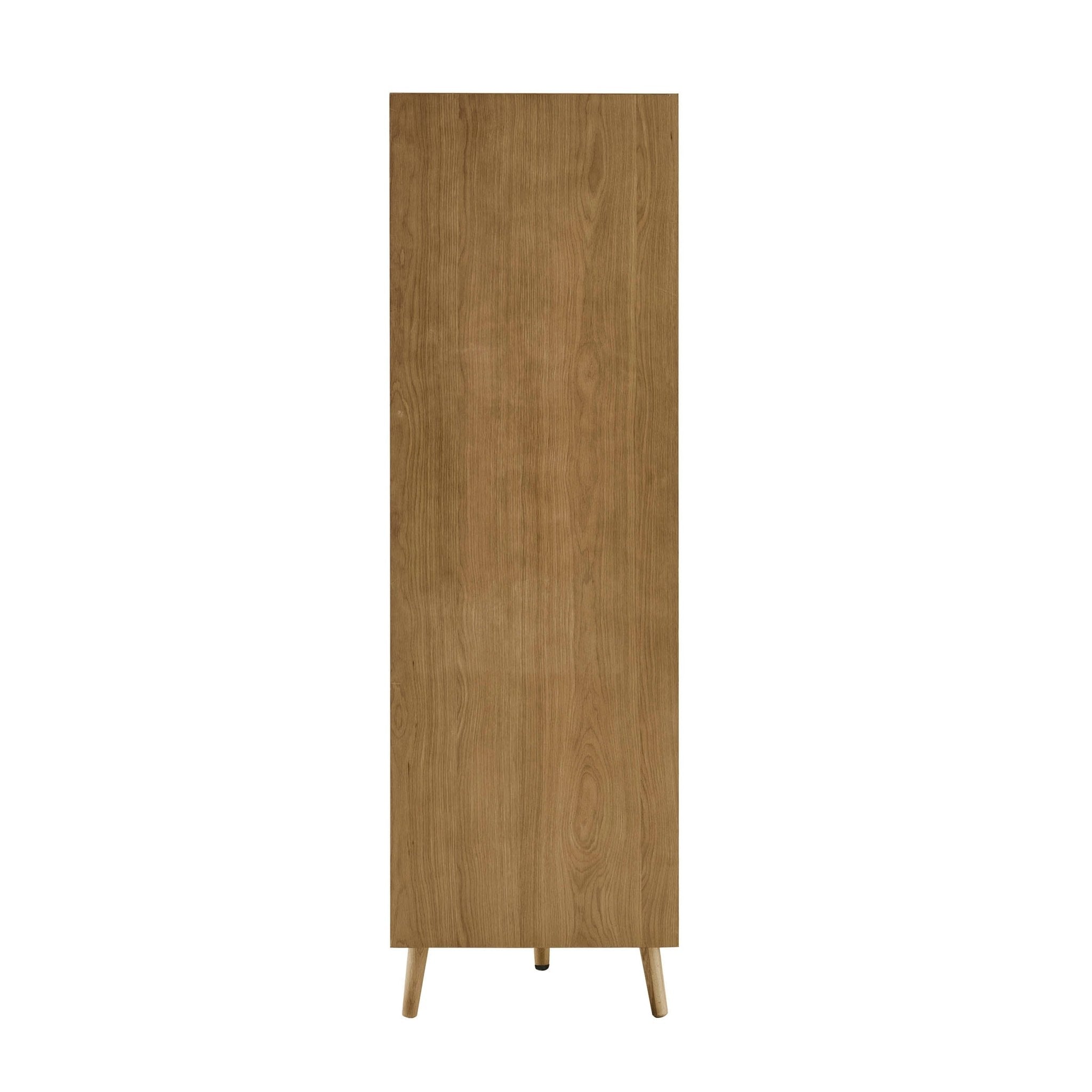 Heidi Oak 2 Door Wardrobe - Light Wood