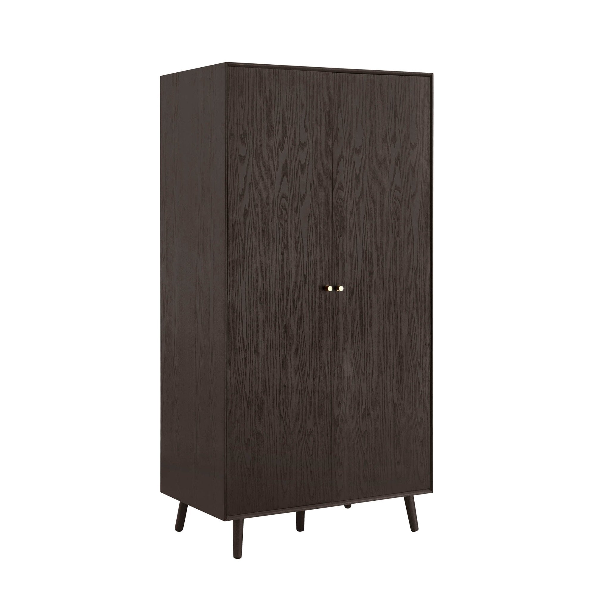 Heidi Oak 2 Door Wardrobe - Walnut