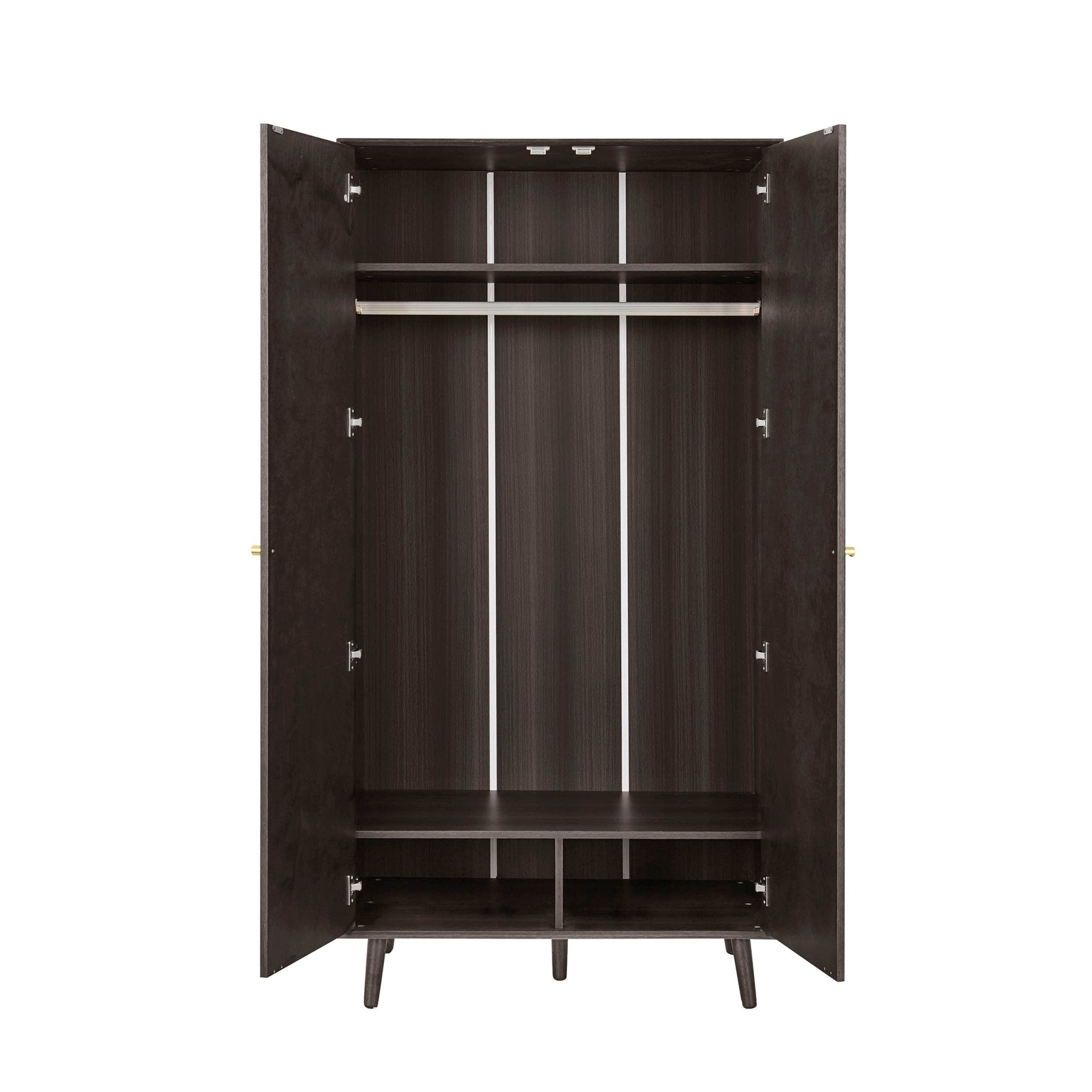 Heidi Oak 2 Door Wardrobe - Walnut