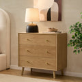 Heidi Oak 3 Drawer Chest - Light Wood
