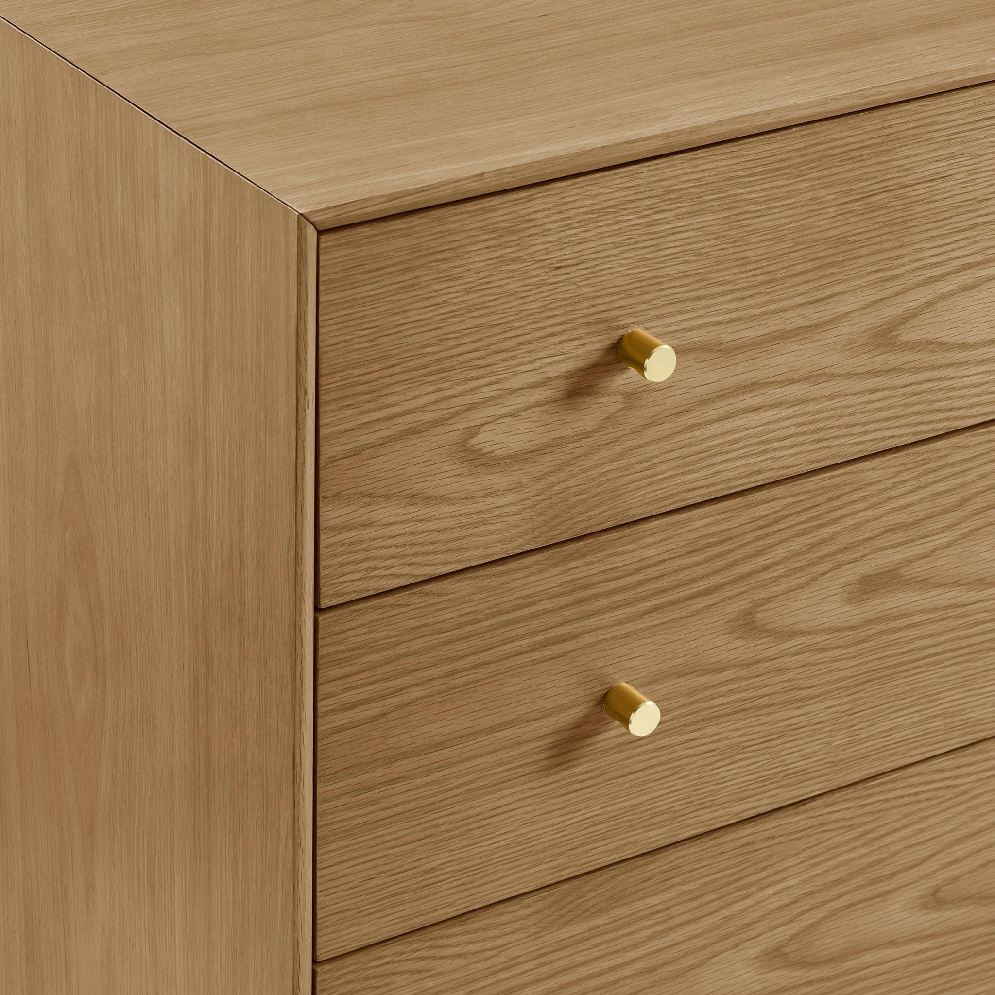 Heidi Oak 3 Drawer Chest - Light Wood