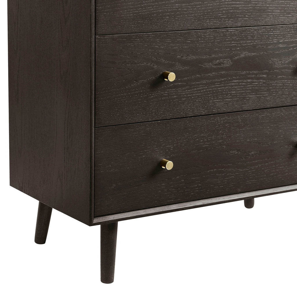 Heidi Oak 3 Drawer Chest - Walnut