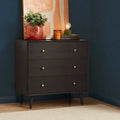 Heidi Oak 3 Drawer Chest - Walnut