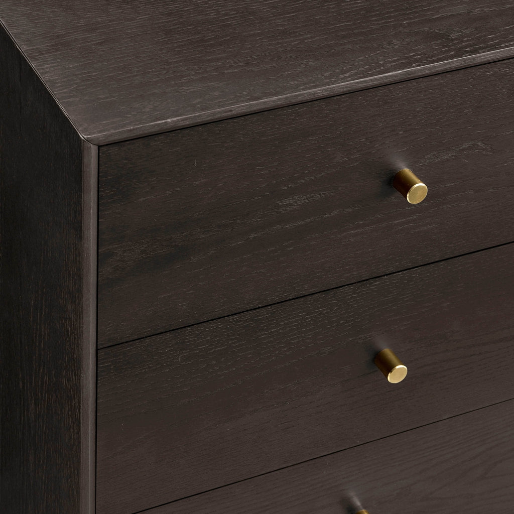 Heidi Oak 6 Drawer Chest - Walnut