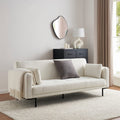 Hudson Bouclé Click Clack Sofa Bed - Off White