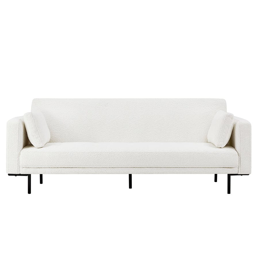 Hudson Bouclé Click Clack Sofa Bed - Off White