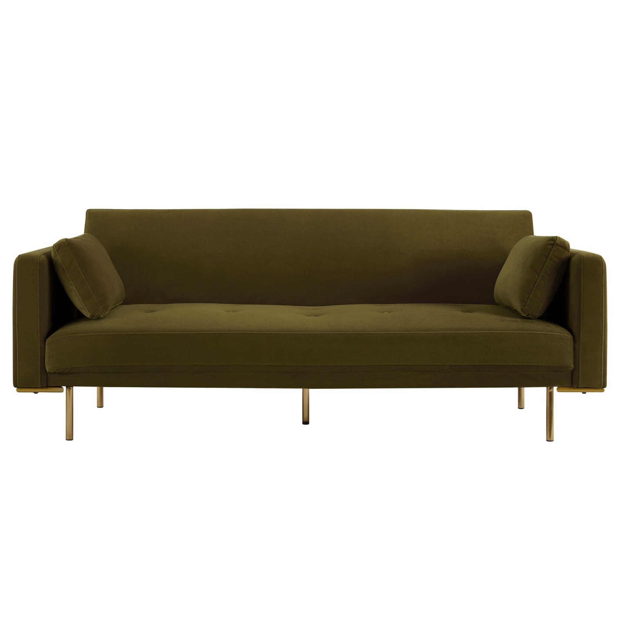 Hudson Click Clack Sofa Bed - Rich Green