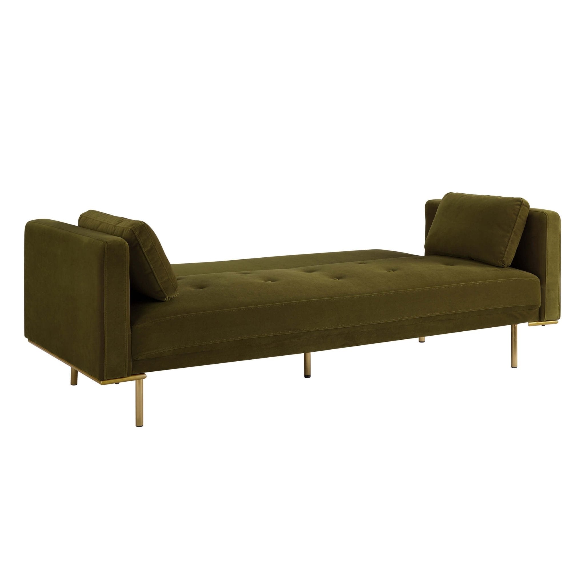 Hudson Click Clack Sofa Bed - Rich Green