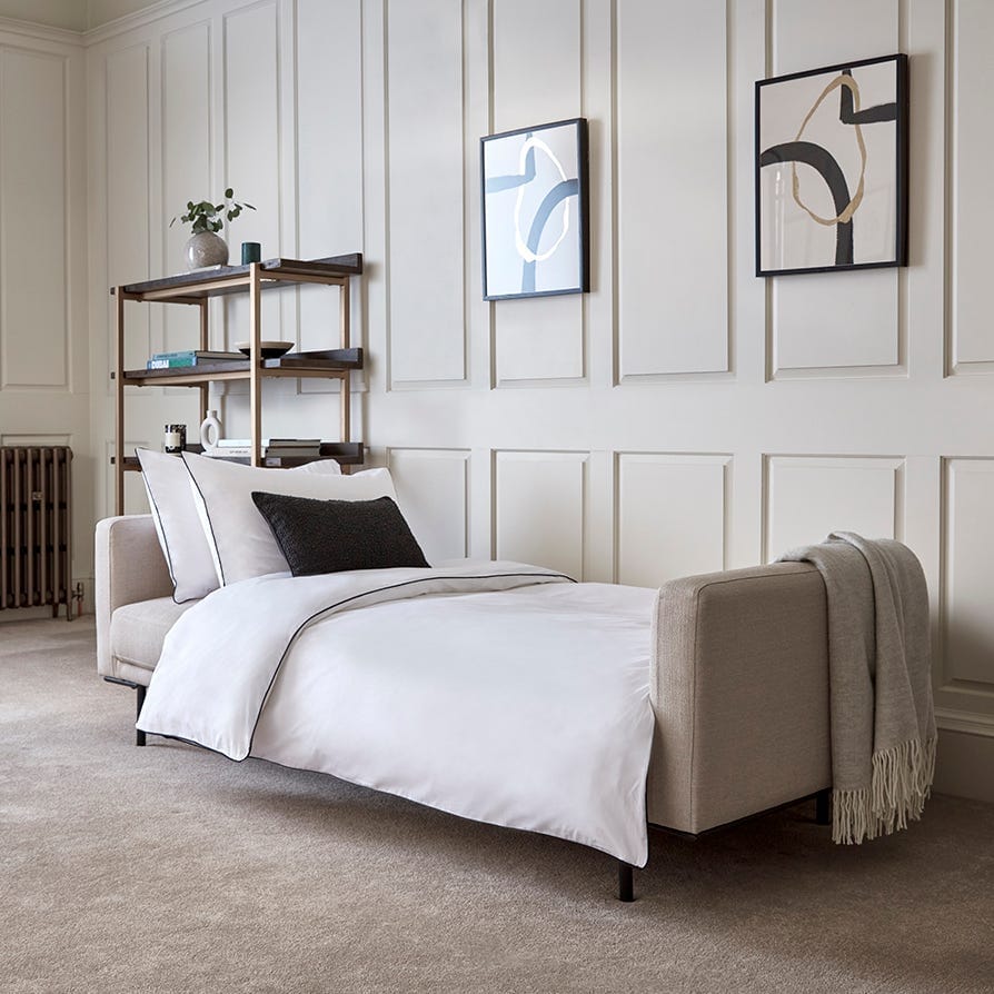 Hudson Click Clack Sofa Bed - Stone Grey