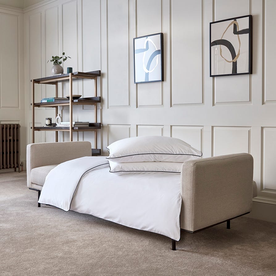 Hudson Click Clack Sofa Bed - Stone Grey